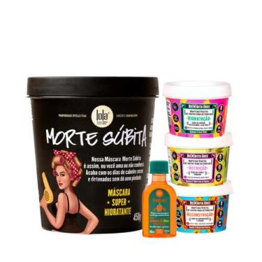 Imagem de Kit Lola Morte Subita Masc 450ml + Bemdita Ghee Cronograma 3x 100ml + 