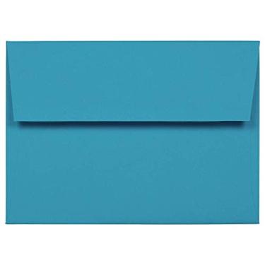 Imagem de JAM PAPER Envelopes coloridos de convite A7 – 13 x 19 cm – Azul reciclado – Pacote com 50