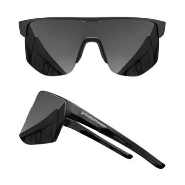 Imagem de grinderPUNCH Óculos De Sol Esportivos Uv 400 Para Ciclismo, Corrida, Caminhada, Golfe, Pesca E Direção (Preto)