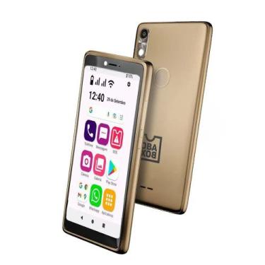 Imagem de Multilaser obasmart 3 3g 32gb tela 5.5 1gb ram dourado - ob018 - Obabo