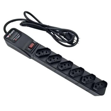 Imagem de Filtro de Linha 554 6 Tomadas 1,5m TS Shara