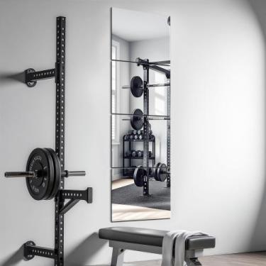 Imagem de Espelho de parede Delma 30,5 x 30,5 cm Telhas de espelho de vidro (4 p