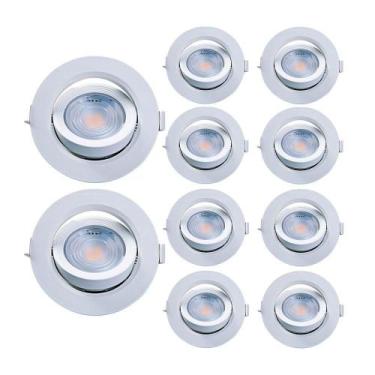 Imagem de Kit 10 Spot De Led Embutir Alltop Par20 Redondo 7w Bivolt Taschibra 30