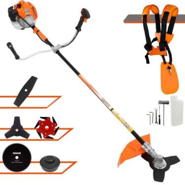 Imagem de Roçadeira Robusta Vulcan VR520H À Gasolina Motor 2 Tempos 52cc 2T 2,5H