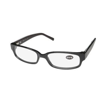 Imagem de TAPOUT Tapmo111 Armação de óculos/óculos acetato plástico acetato premium plástico para homens, Preto, 51-17-140