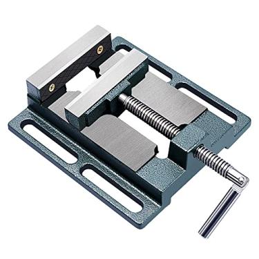 Imagem de MarsHopper Torno de bancada universal versátil de 6,3 cm, torno de bancada de aço fundido resistente de ajuste rápido, base fixa para marcenaria, corte de vidro, moagem de aço