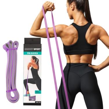 Imagem de Super Band Fita Elástica Extensor Pilates Treino Em Casa Convoy - Intensidade Pesado