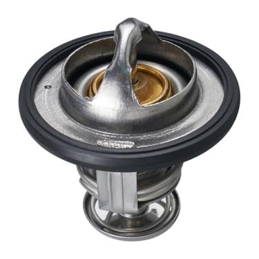 Imagem de KUQUTIDY Termostato de refrigeração, termostato de motor de alto desempenho para Honda 19301-PAA-306 19301-PLC-315, substituição de termostato automotivo com junta compatível com Honda Civic CRV