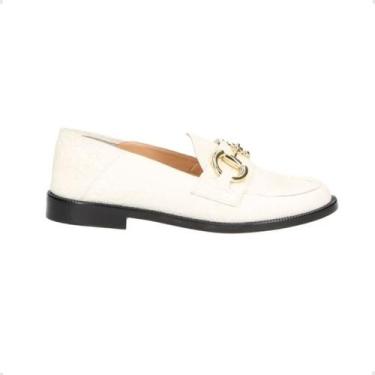 Imagem de Sapato Feminino Mocassim Luiza Barcelos Branco, Off white, 37