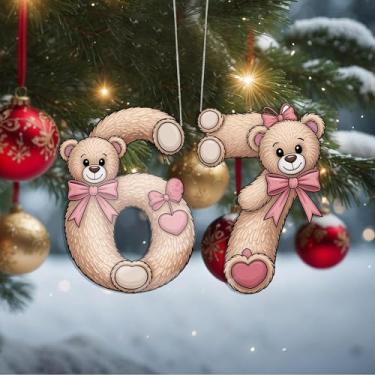 Imagem de Enfeites de Natal 67 meme pendurados em cristal, enfeites de árvore de Natal feitos à mão, decoração de carro e casa - presentes de Natal, decoração de artesanato em acrílico, ideias de troca de