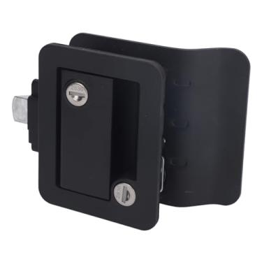 Imagem de Luocute Substituição da Fechadura da Porta de RV, Trava de Porta de RV Atualizada Com Trava de Remo e Traseira, Fechadura de Liga de Zinco Segura para Reboques de Viagem Reboques