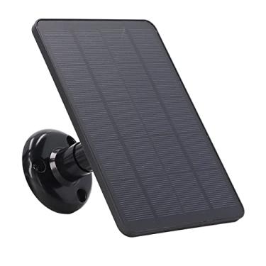 Imagem de Fafeicy Painel Solar, Carregador Fotovoltaico à Prova d'água 4W 5V Com Suportes Ajustáveis ​​para Aplicações Em RV e Marítimas