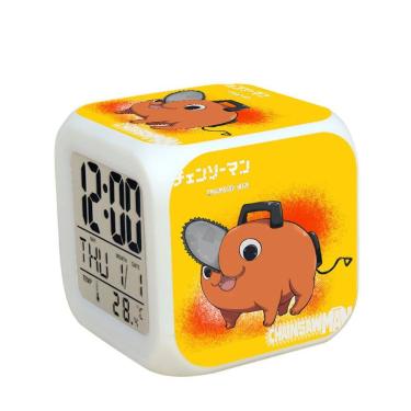 Imagem de Despertador Square LED Digital Motosserras Mans para crianças