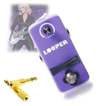 Imagem de Pedal De Efeito Loop, Pedais De Efeito úNico Compactos, Com GravaçãO Em Camadas (Overdub), Duas OpçõEs De AlimentaçãO, Para Guitarra EléTrica, Baixo, PráTica E Aulas