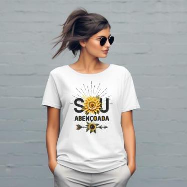 Imagem de Camiseta Feminina Moda Evangelica T-shirt 100% Algodão - Fattor Shop, 