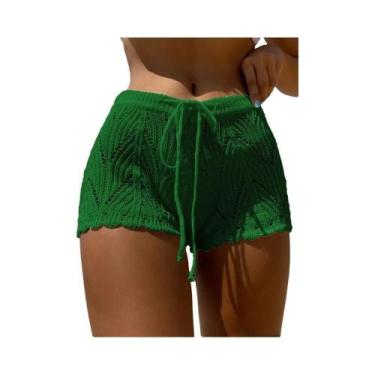 Imagem de Poliéster100.00% Biquíni de malha com cordão oco e cintura aberta bloq