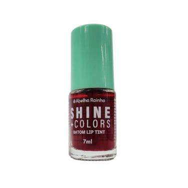 Imagem de Batom Lip Tint Vermelho da Vez Shine Colors Abelha Rainha 7ml