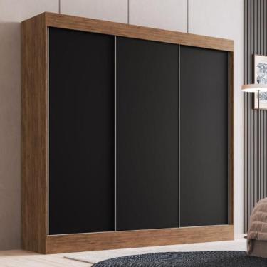 Imagem de Guarda-Roupa Casal 3 Portas de Correr 4 Gavetas Multimóveis CR35384, C