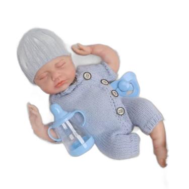 Imagem de Bebê Reborn Menino De Silicone Sólido Molinho Realista