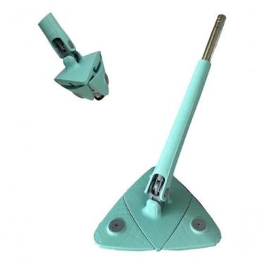 Imagem de Rodo Mop Triangular Giratório C/ 2 Refis  Limpeza Completa - AQUILAE