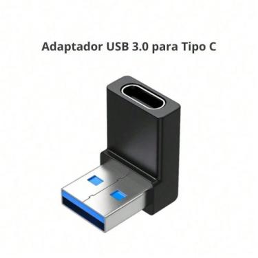 Imagem de Adaptador USB 3.0 para USB Tipo-C ADT-047  Compatível com Notebook, Sm