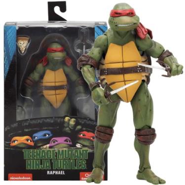 Imagem de Boneco Raphael Tartarugas Ninjas 16cm Articulado figure - Genérica
