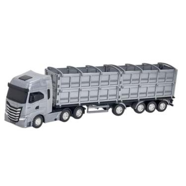 Imagem de Caminhão Carreta Graneleiro 50cm Grande - Iveco S-Way Laterais Articul