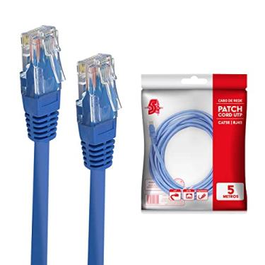 Imagem de Cabo Patch Info - Patch Cord Cat5E Utp - 5M - Azul