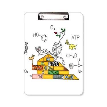 Imagem de Egypt Mummy Horus Química Pirâmide Pasta Prancheta Pasta Bloco de Escrita Placa de Apoio A4