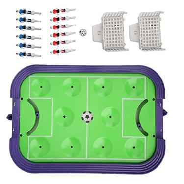 Imagem de Okjhfd Mini Jogos De Pebolim, Mini Mesa De Futebol Tiro Crianças Desktop Batalha Futebol Jogo De Tabuleiro Brinquedo Interativo Para Adultos Crianças Jogo Da Família