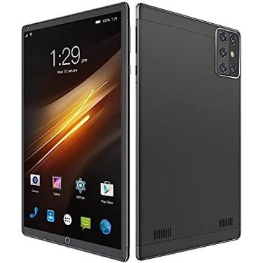 Imagem de Tablet Android 10.0 De 8 Polegadas, Tablets Com Processador Octa-Core, Telefone 4G, Câmera De 13MP, Bluetooth, Wi-Fi, GPS, Slot Para Cartão Dual SIM, Tela Sensível Ao Toque HD,Preto,Hilarious123