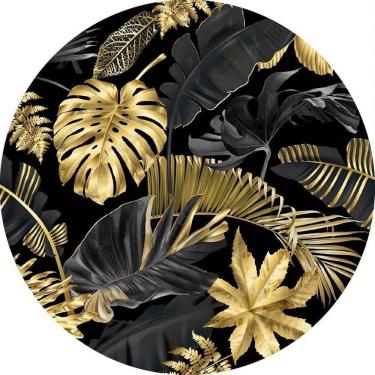 Imagem de Painel Redondo 3D Sublimado Folhagem Frd-2370