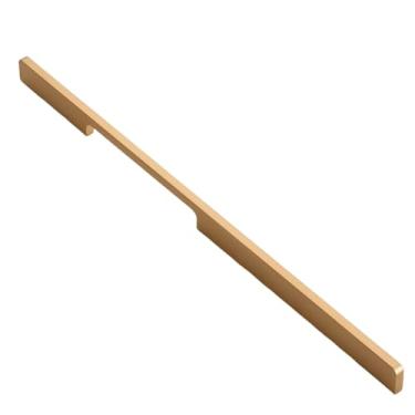 Imagem de Puxadores de cozinha de móveis de armário de gaveta para portas e janelas de guarda-roupa preto dourado 1000mm ferragem super longa, b6820, 416
