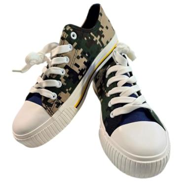 Imagem de FOCO Tênis masculino NFL Team Big Logo cano baixo de lona, Los Angeles Rams, 40