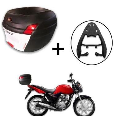 Imagem de Baú 34 litros Awa Proos com Bagageiro  FIBERFORCE CG 125 150 160 Start