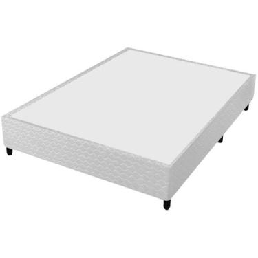 Imagem de Base Cama Box Casal Gazin 27x138x188cm - Diamond Blue, Branco, Casal
