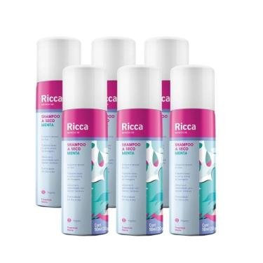 Imagem de Kit 6 Shampoos A Seco Cuca Fresca Menta Compacto Antioleosidade Ricca 