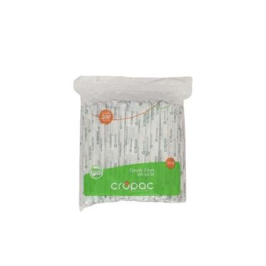Imagem de 1 pct canudo 8mm liso biodegradável c/ 200 un suco milk - E A COSTA EM