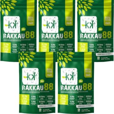 Imagem de Kit 5 Rakkau 88 Coco Rakkau 907g Vegano - Proteína de Arroz