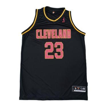Imagem de Regata Basquete Masculina M10 Dunk Cleveland, Preto, P