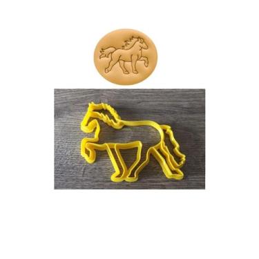 Imagem de Molde Cortador De Biscoito cookie Forma Cavalo da Islândia - Masterinf