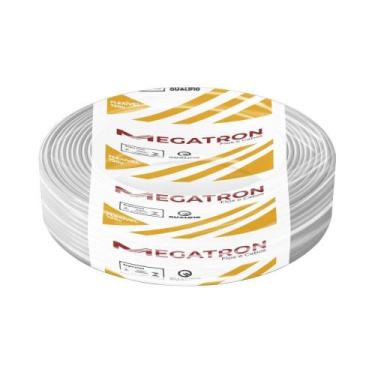 Imagem de Cabo Flexível Megatron 2,5MMx100M Rolo 750V Branco