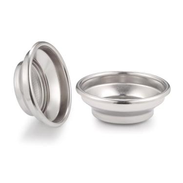 Imagem de Cesta de filtro pressurizado compatível com Breville sage BES870/875/880/878/840/810 Barista Infuser bambino plus BES 500 One Cup Dual Wall Filter, acessórios de substituição de máquina de café de 54