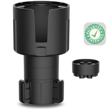 Imagem de Swigzy Expansor de suporte de copo de carro (base longa) - extensor de inserção expansível ajustável, adaptador automotivo comporta hidrofrasco, Yeti, Nalgene, garrafas de água grandes (32 1,134 g) -