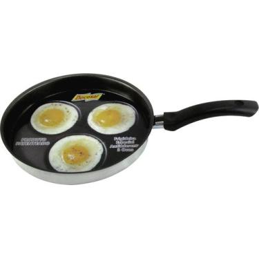 Imagem de Frigideira 3 ovos Antiaderente Teflon Interno N22 1,5 Litros - Docesar