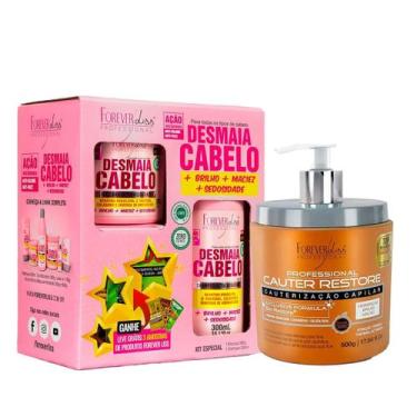Imagem de Forever Liss Cauter Restore + Kit Especial Desmaia Cabelo - Forever Li