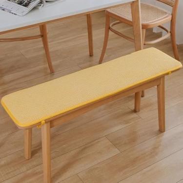 Imagem de NUOKEI Four Seasons Almofada de assento de espuma viscoelástica super macia com laços antiderrapante almofada de cadeira durável cor sólida para uso interno