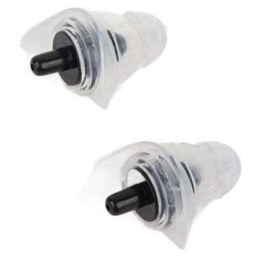 Imagem de Tampões de Ouvido Com Redução de Ruído, Festa Transparente de Silicone Macio para Baterista de DJ, Proteção Auditiva Com Caixa de Armazenamento, para Barra de Banda (Preto)