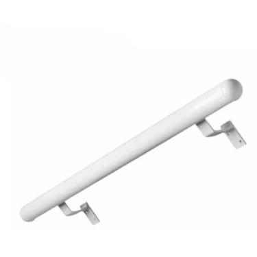 Imagem de Tubo Corrimão 1,00 Metro Em Alumínio Redondo Para Escada Parede(Branco)