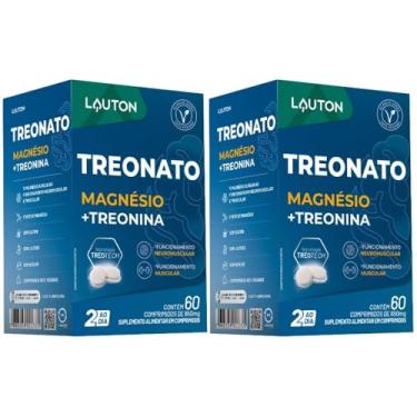 Imagem de KIT 2X TREONATO (Magnésio e Treonina) 60 comprimidos - Lauton